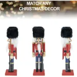 Cascanueces Soldado De Madera 20 Cm Adorno Navidad Madera