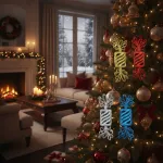 Adorno Navideño Caramelo Colgante X2 Decoración Para Arbol