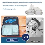 Organizador De Valija Set X6 Neceser De Viaje Estuche Avión