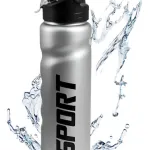 Botella De Acero Inoxidable 750ml A Rosca Con Pico Y Manija