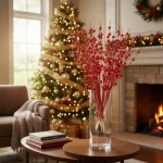 Ramas Espiga Adorno Navideño Deco Navidad 72cm Pack X5