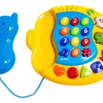 Teléfono Juguete Interactivo Expreso Polar Luces Sonidos Bebés 9901b