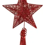 Arbol De Navidad Cono + Puntal Estrella Adorno Navideño 95cm