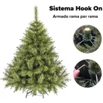 Arbol De Navidad Ciprés 1,30 Mts Tope De Gama Ultra Frondoso