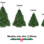 Árbol De Navidad Arbolito Pino Montañes Deluxe 2.1mts Base Metálica