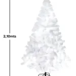 Arbolito De Navidad Arbolito Pino Blanco Tronador De Lujo 2.10m Decoración