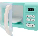 Microondas De Juguete Con Luz Sonido Y Efecto Coccion Horno Color Agua