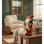Papa Noel 35cm Muñeco Navideño Decoracion Con Luz Y Sonido