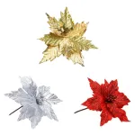 Flor 20cm Para Arbol De Navidad Adornos Decoracion