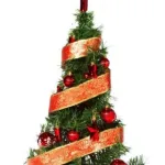 Arbol De Navidad 80cm Con Adornos 30 Piezas Rojo