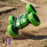 Auto A Radio Control Remoto Luz Giro 360° Acrobático Stunt