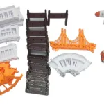 Pista De Autos Espacial Cohete Muñecos Astronauta Carreras