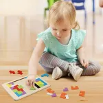 Tetris Rompecabezas De Madera Juego Didáctico 3d Puzzle