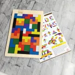 Tetris Rompecabezas De Madera Juego Didáctico 3d Puzzle
