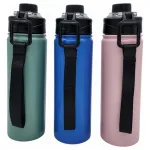 Botella De Acero Inoxidable 750ml A Rosca Con Pico Y Manija