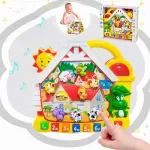 Piano Infantil Organo Musical Educativo Aprendizaje Animales Color Amarillo