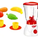 Juego De Cocina Infantil: Licuadora Roja Con Frutas Y Más