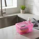 Dispenser Detergente Esponja Incluida Organizador De Cocina
