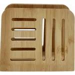 Servilletero Madera Bambu Porta Servilleta Color Marron