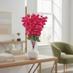 Flores Artificiales Ramo Vara Cerezos Decoracion Pack X4