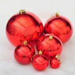 Adornos Navideños Set Bolas De Navidad 7cm X120 Unidades