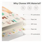 Alfombra Antigolpes Plegable Bebes Reversible 180x200cm