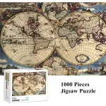 Puzzle 1000 Pzs Mapamundi Antiguo 88319 1979870 Shine