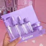 Kit Neceser Frascos De Viaje Avión Envases Recargables X6