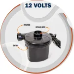 Inflador Eléctrico 12v Para Bote Colchones Inflable Camping