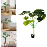 Planta Artificial Grande Monstera 115cm Deco Premium Color Verde
