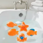 Set Animales De Goma Juguete Baño Muñecos Patito Hule Banera