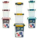 Set X3 Tupper Hermetico Organizador Plastico Frio/caliente