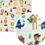 Alfombra Antigolpes Plegable Bebes Reversible 150x200cm