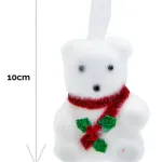 Adorno Colgante Árbol Navidad Oso X2 Decoración Navideña