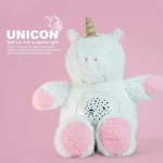Peluche Unicornio Con Luz Y Musica Juguete Proyector Bebe