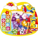 Piano Teclado Musical Animales Juguete Con Luz Y Sonido