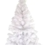 Árbol De Navidad Tradicional Expreso Polar Tronador De Lujo De 150cm Blanco