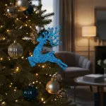 Set X4 Adorno Colgante Reno Navideño Deco Arbolito Navidad