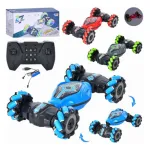 Auto Control Remoto Luces Led Vehículo Acrobático Giro 360°