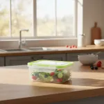 Set X7 Taper Frasco Hermético Organizador Freezer Plástico