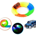 Pista Luminosa Flexible 56 Piezas 1 Auto Luminoso Color