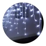 Cortina De Luces Led Lluvia X100 Navidad Fria + Calida