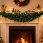 Guirnalda Rama Muerdago Curvo Navideño 2m X 30cm Deluxe