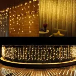 Cortina De Luces Led Lluvia X100 Navidad Fria + Calida