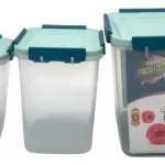 Set X3 Tupper Hermetico Organizador Plastico Frio/caliente