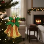 Campanas Navidad 24cm Decoracion Navideña Adornos Para Arbol