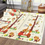 Alfombra Antigolpes Plegable Bebes Reversible 180x200cm