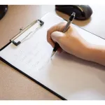 Portablock A4 Tabla Con Clip De Metal Plástico Color Negro