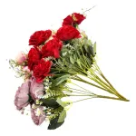 Ramo De Rosas Flores Artificiales 35cm Decoración X1