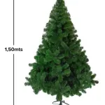 Árbol De Navidad Tradicional Expreso Polar Tronador De Lujo De 1.5m Verde